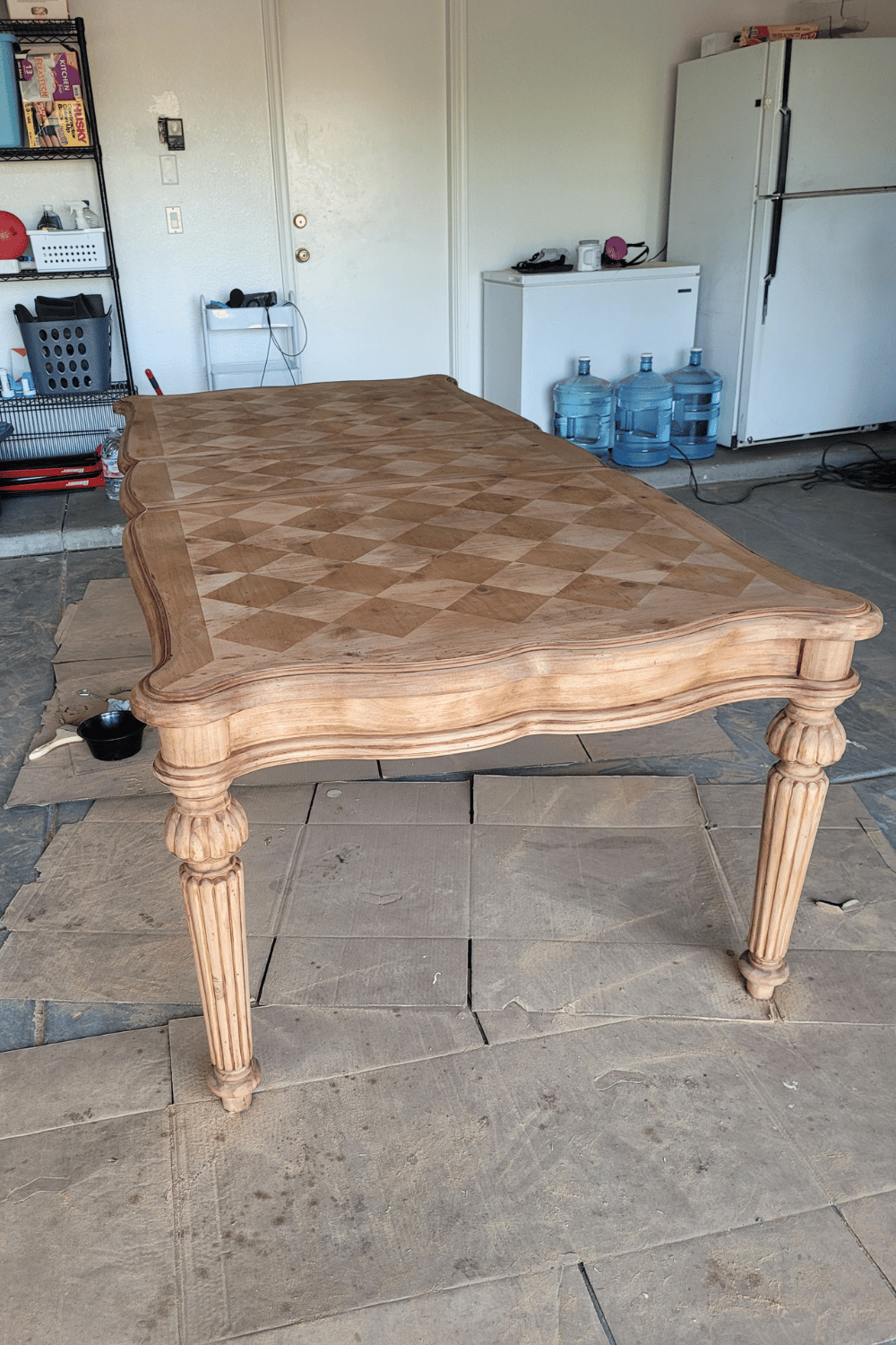 DIY Dining Table Refinishing How I Removed Red Tones! Seasons of Amy